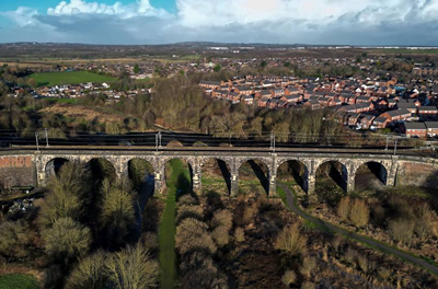 Nine arches in Newton-le-Willows, St Helens