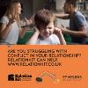 Image of boy in with parents arguing