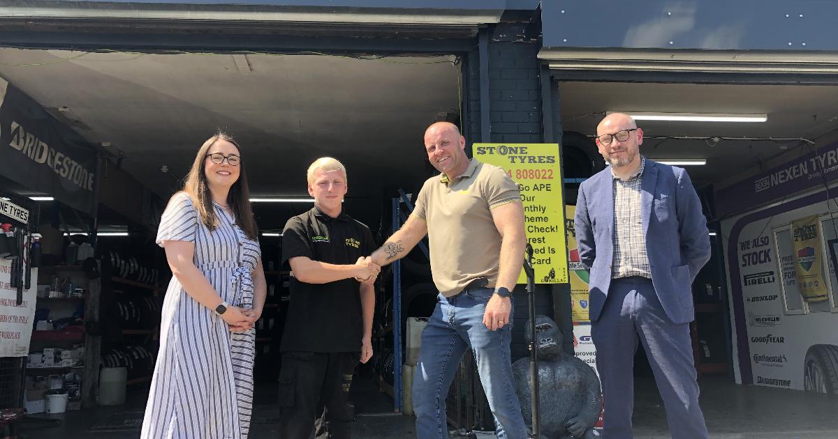 Tyre fitter Kyle bags dream job after wheely impressive ILM placement