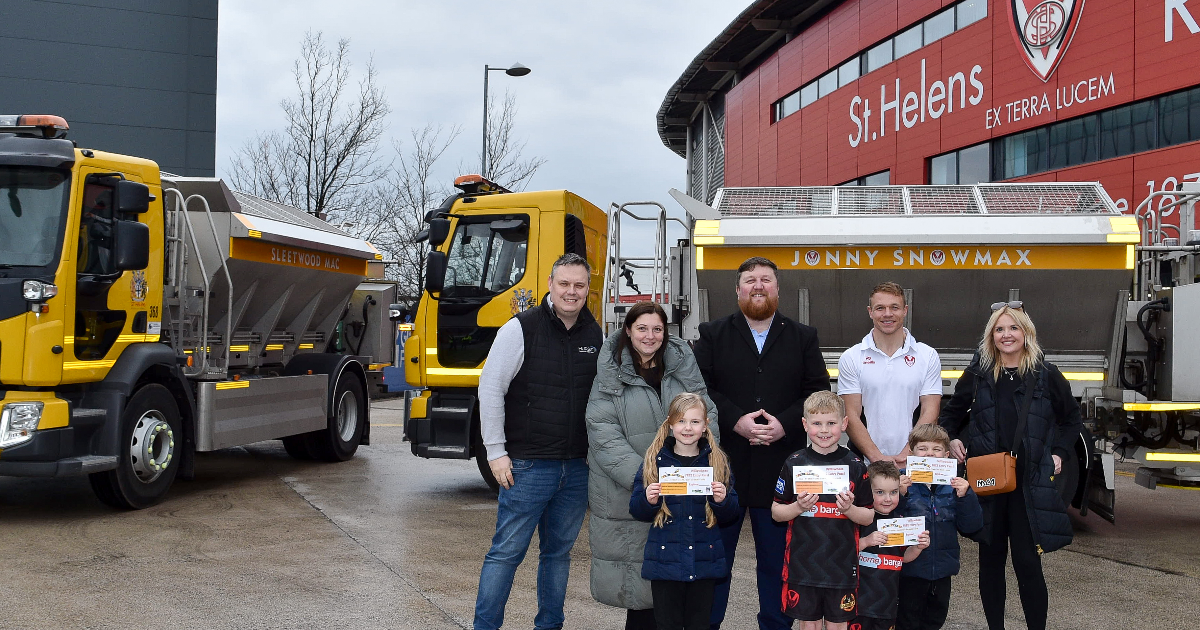 Name a gritter competition winners rewarded by St Helens Borough